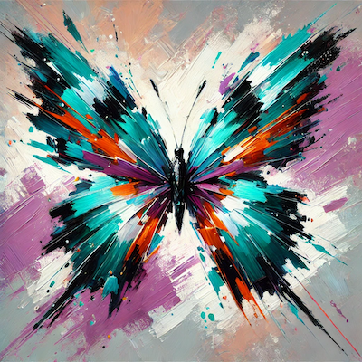 Butterfly in Abstract