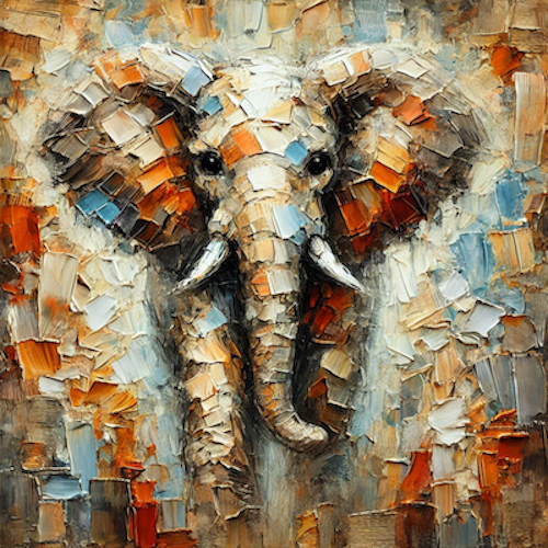 Elephant pallet knife