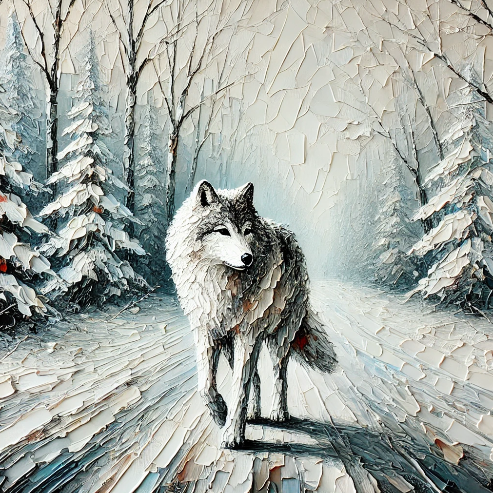 Wolf in Snow